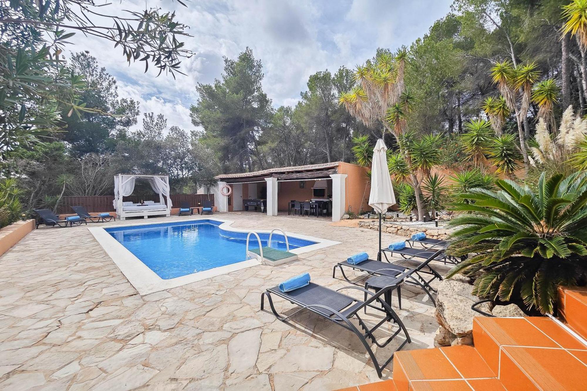 Villa Mercedes Santa Eularia des Riu Buitenkant foto