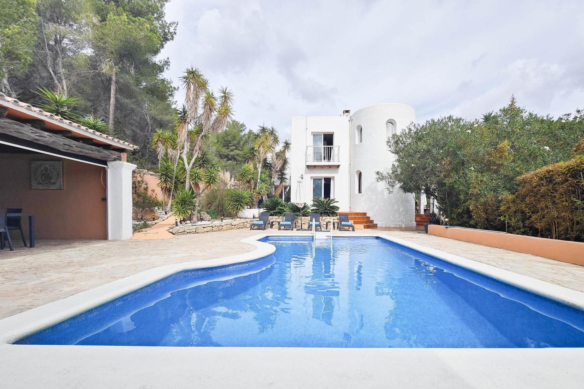 Villa Mercedes Santa Eularia des Riu Buitenkant foto